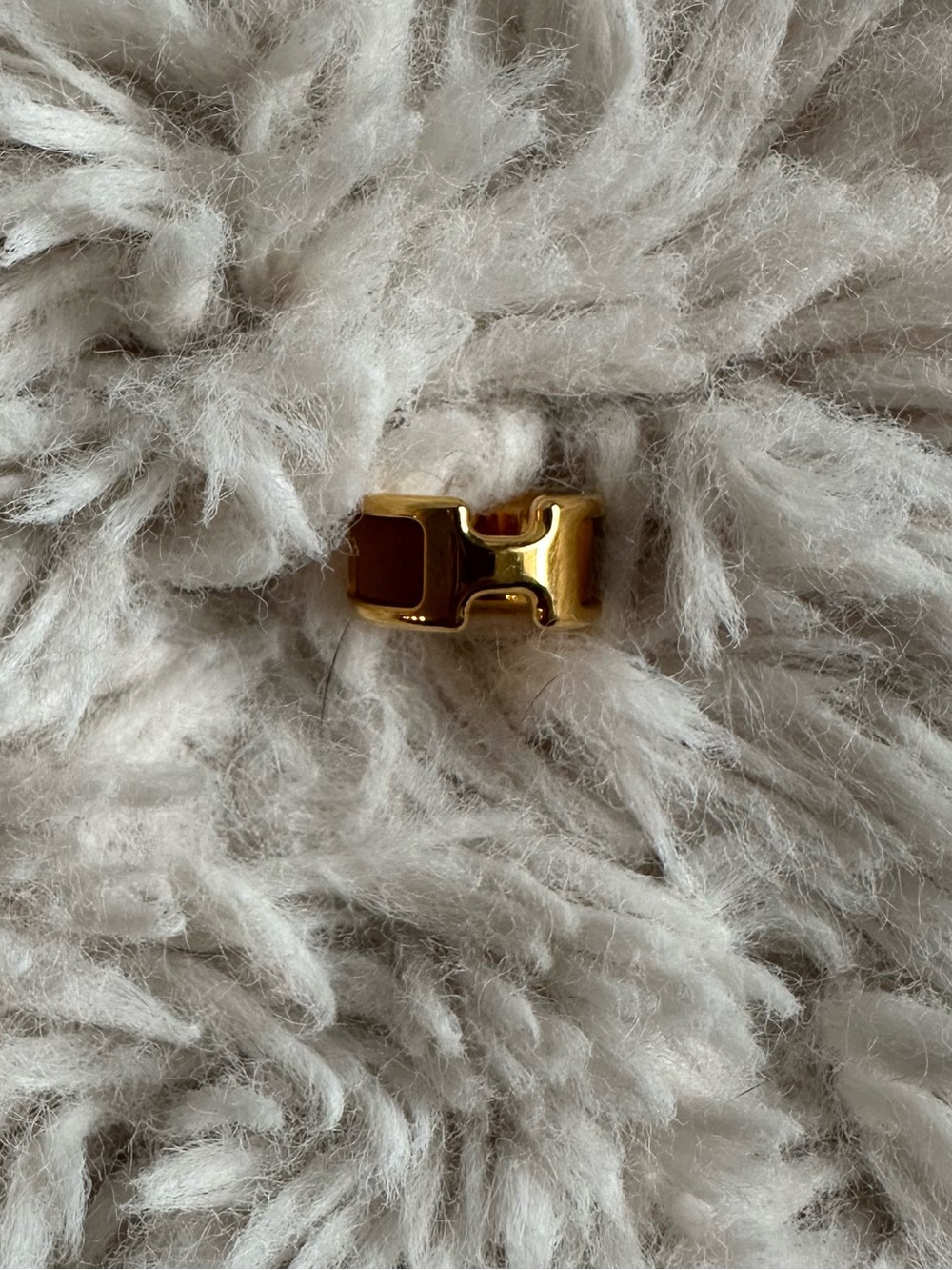 Hermes Olympe Ear Cuff Anemone (purple) / gold hw - Picture 7 of 8